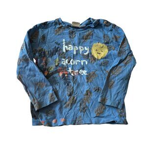Zara Happy Acorn Tree Tee Size 3/4